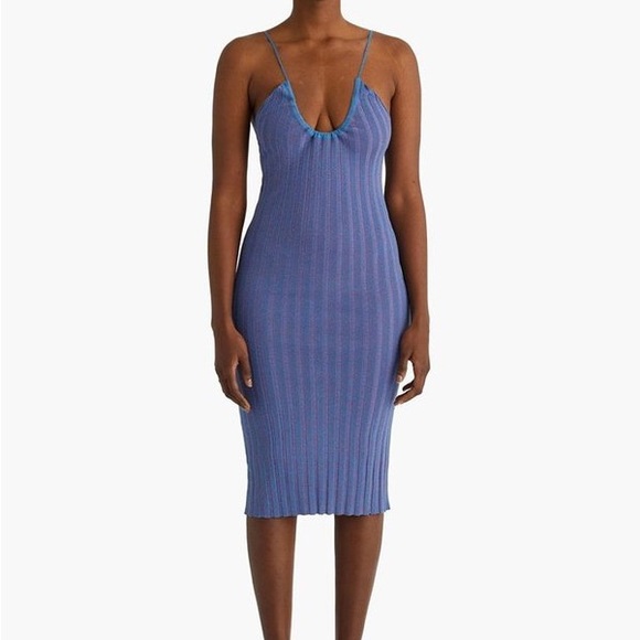 paloma wool jenny dress in blue - Picture 5 of 6